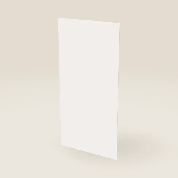 Finished Plywood Back Panel — 48" × 96", ¼" Thick — Ice White, 3D picture