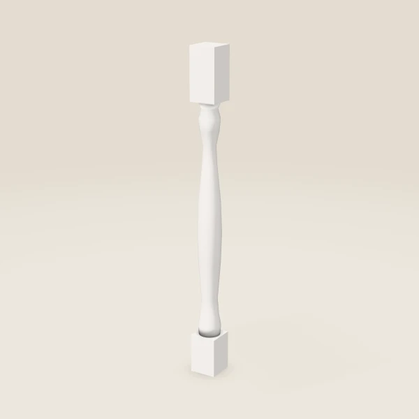 Full Leg LEG75 — 36½" High — Ice White, 3D picture