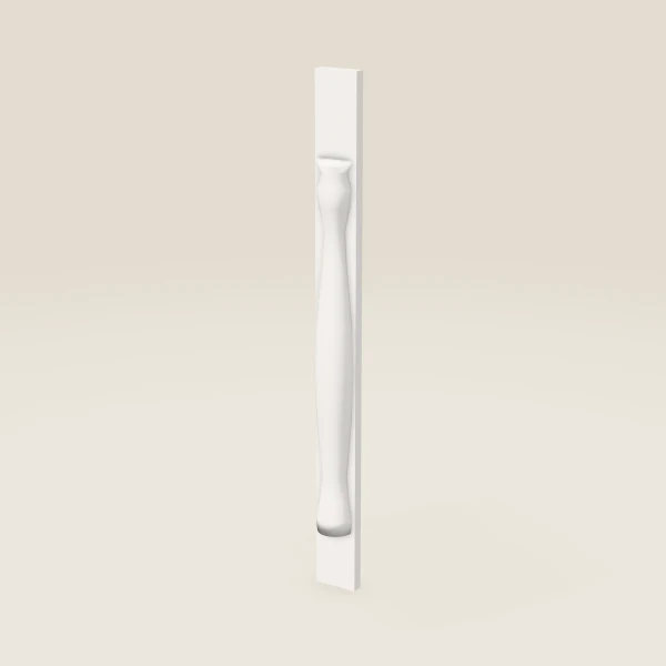 Full Leg LEG82 — 34½" High — Ice White, 3D picture