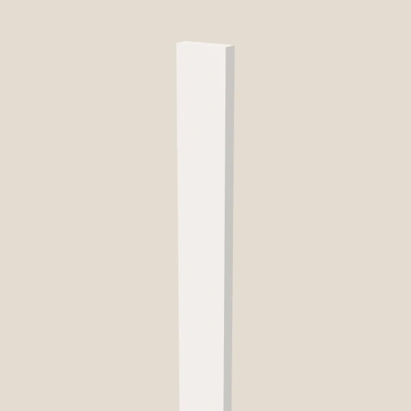 2½" Overlay Filler — 84¾" High — Ice White, 3D picture
