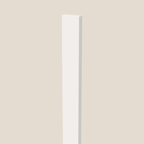 2½" Overlay Filler — 90¾" High — Ice White, 3D picture