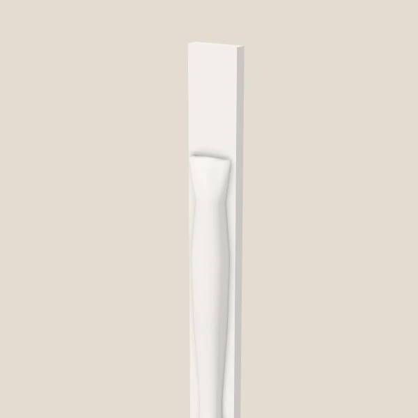 Half Leg POLE75-T390 — 90" High — Ice White, 3D picture
