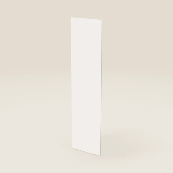 Refrigerator End Panel — 24" × 96" — Ice White, 3D picture