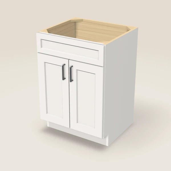 24" Vanity, Doors Only, 3D picture