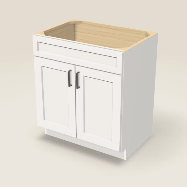 30" Vanity, Doors Only, 3D picture