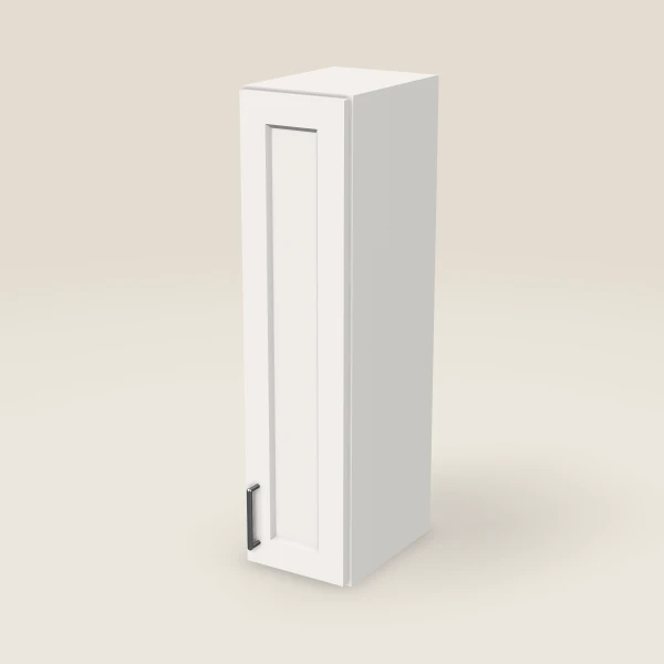 9" Wall Cabinet — 36" High — Ice White, 3D picture