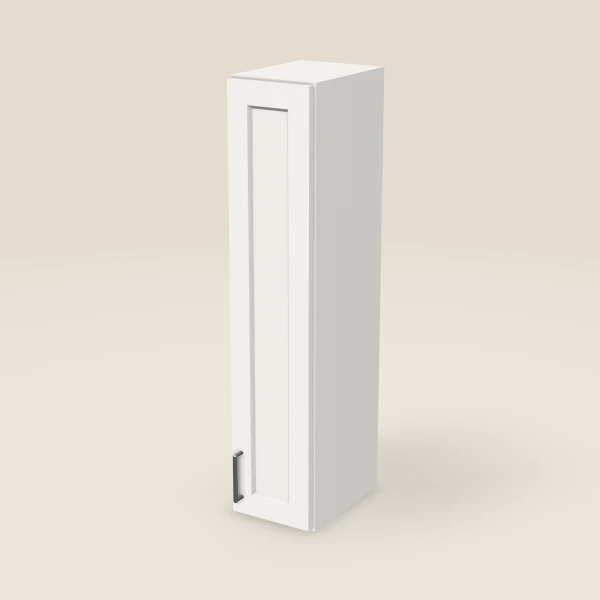 9" Wall Cabinet — 42" High — Ice White, 3D picture