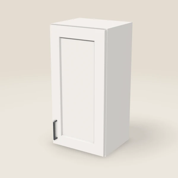 15" Wall Cabinet — 30" High — Ice White, 3D picture