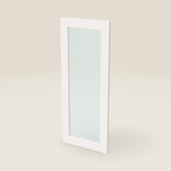 Glass Door for W1536 (14½" × 35-5/16") — Ice White, 3D picture