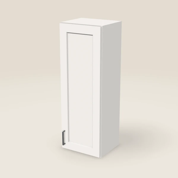 15" Wall Cabinet — 42" High — Ice White, 3D picture