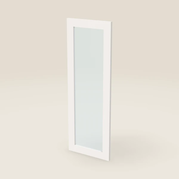 Glass Door for W1542 (14½" × 41-5/16") — Ice White, 3D picture