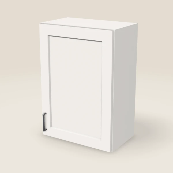 21" Wall Cabinet — 30" High — Ice White, 3D picture