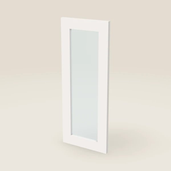 Glass Door for W2430B (11-11/16" × 29-5/16") — Ice White, 3D picture