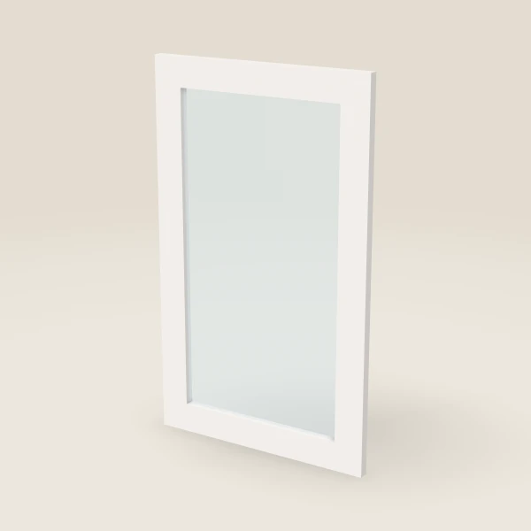 Glass Door for W3630B (17-11/16" × 29-5/16") — Ice White, 3D picture