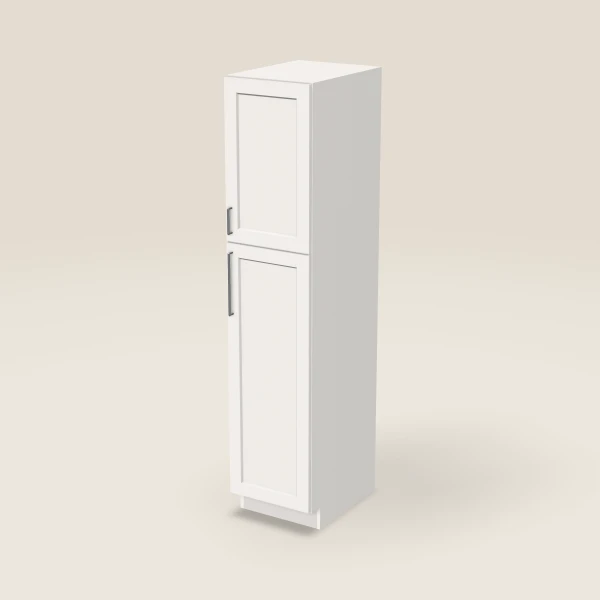 18" Wall Pantry — 84" High — Ice White, 3D picture