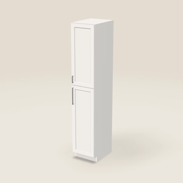 18" Wall Pantry — 96" High — Ice White, 3D picture