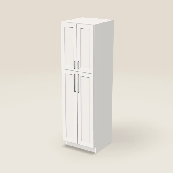 24" Wall Pantry — 84" High — Ice White, 3D picture