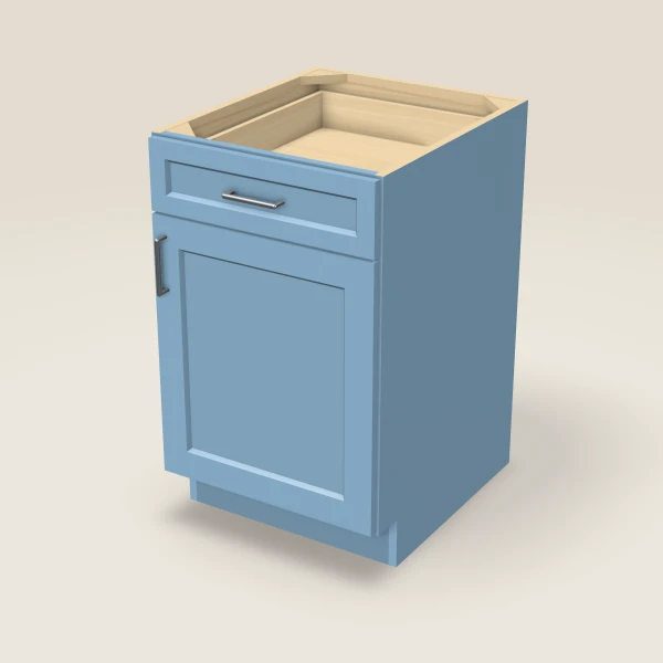 21" Base Cabinet — XTerra Blue, 3D picture