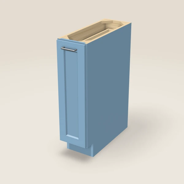Base Pull-Out Spice Rack — 9" — XTerra Blue, 3D picture