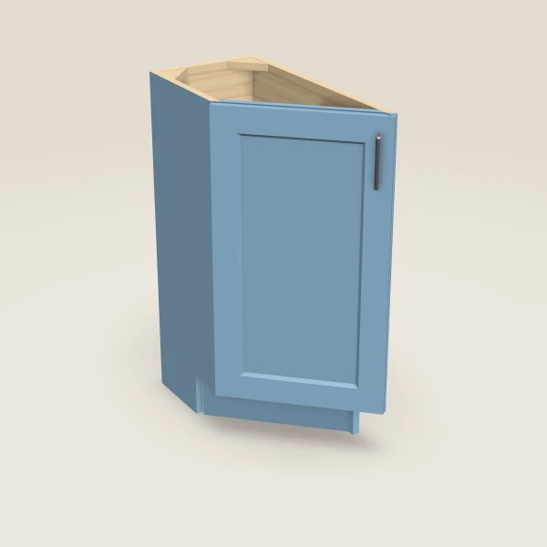 12" Base Transitional — Left — XTerra Blue, 3D picture