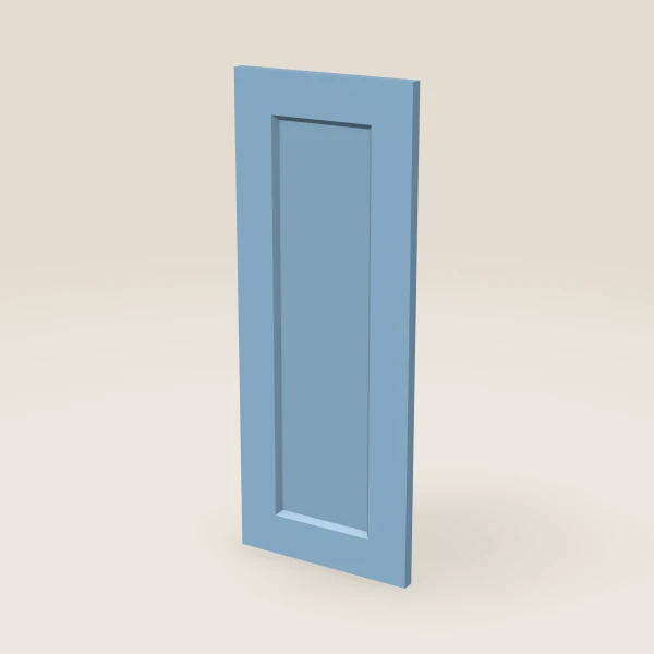 Wall Decorative End Panel, Door Style — 11½" × 29-5/16" — XTerra Blue, 3D picture