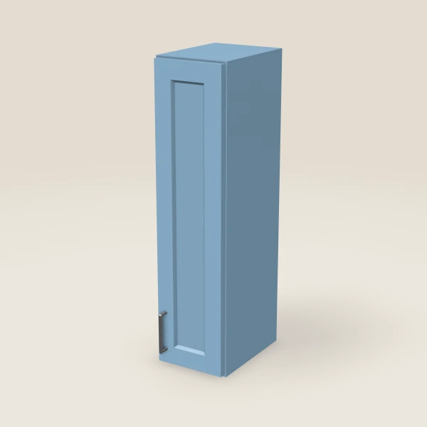 9" Wall Cabinet — 36" High — XTerra Blue, 3D picture