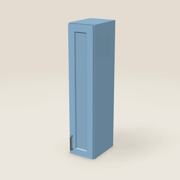 9" Wall Cabinet — 42" High — XTerra Blue, 3D picture