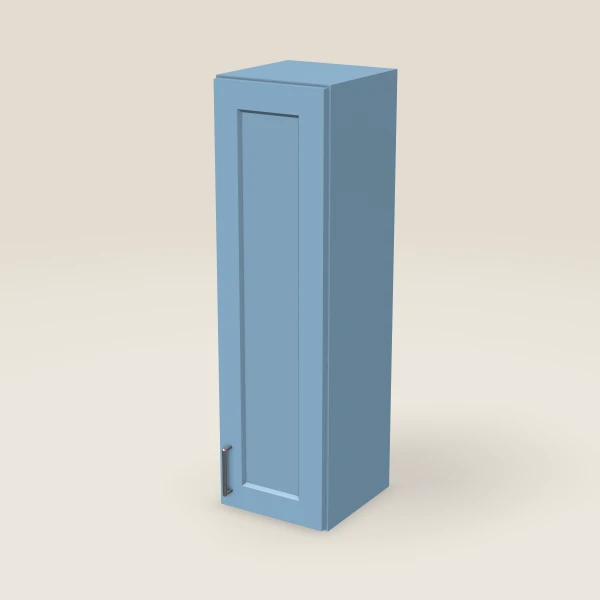 12" Wall Cabinet — 42" High — XTerra Blue, 3D picture
