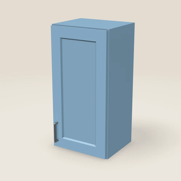 15" Wall Cabinet — 30" High — XTerra Blue, 3D picture