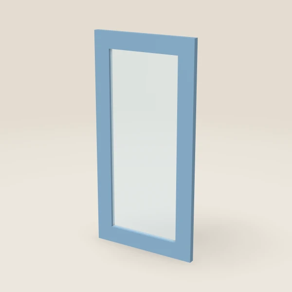 Glass Door for W1530 (14-11/16" × 29-5/16") — XTerra Blue, 3D picture