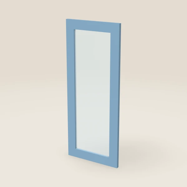 Glass Door for W1536 (14½" × 35-5/16") — XTerra Blue, 3D picture