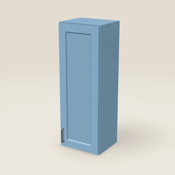 15" Wall Cabinet — 42" High — XTerra Blue, 3D picture