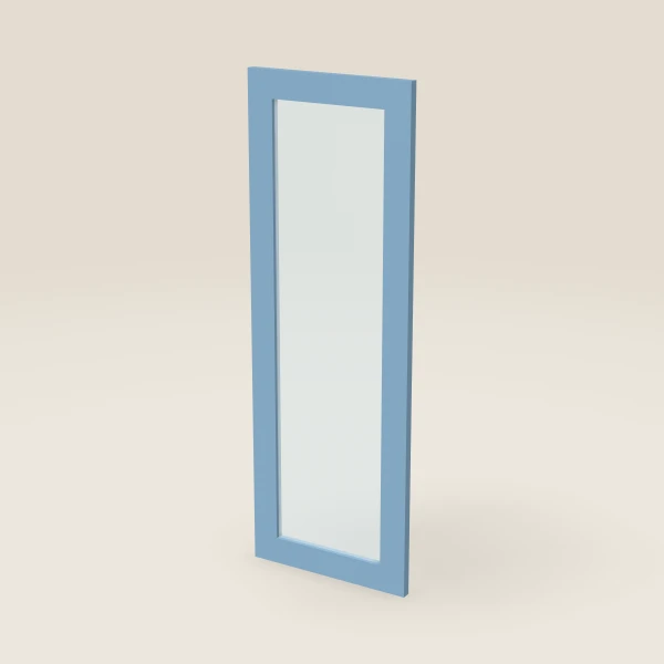 Glass Door for W1542 (14½" × 41-5/16") — XTerra Blue, 3D picture