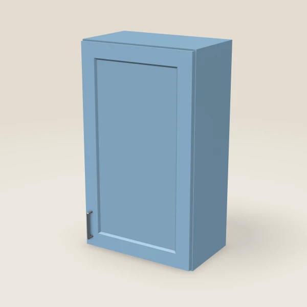 21" Wall Cabinet — 36" High — XTerra Blue, 3D picture