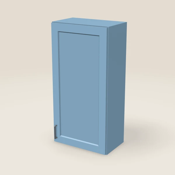 21" Wall Cabinet — 42" High — XTerra Blue, 3D picture