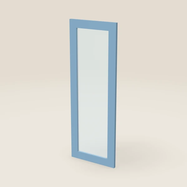 Glass Door for W3042B (14-11/16" × 41-5/16") — XTerra Blue, 3D picture