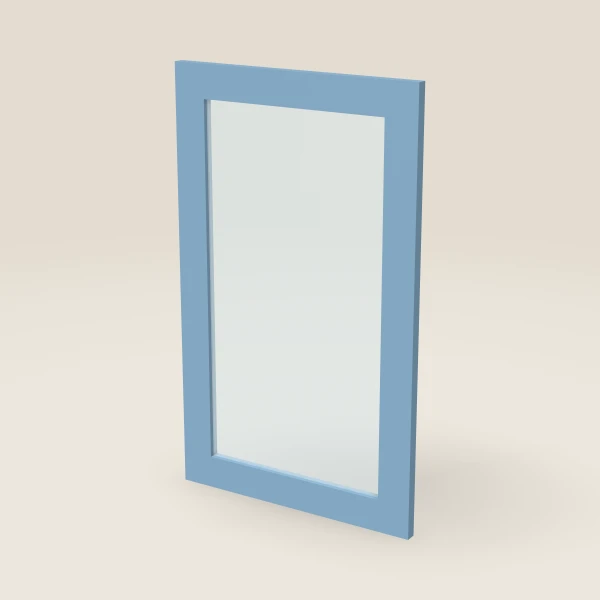 Glass Door for W3630B (17-11/16" × 29-5/16") — XTerra Blue, 3D picture