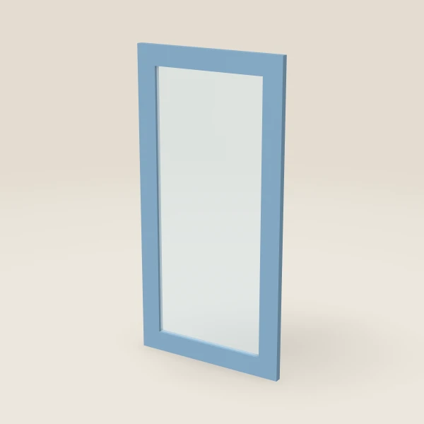 Glass Door for W3636B (17-11/16" × 35-5/16") — XTerra Blue, 3D picture