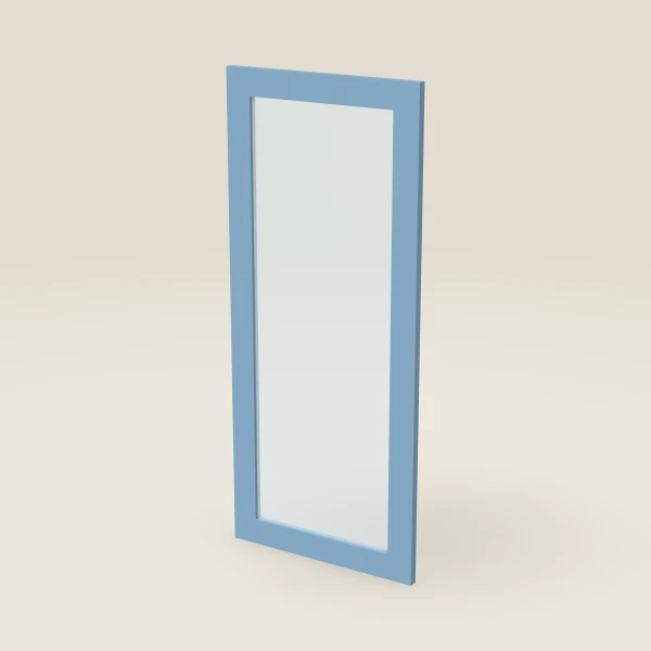 Glass Door for W3642B (17-11/16" × 41-5/16") — XTerra Blue, 3D picture