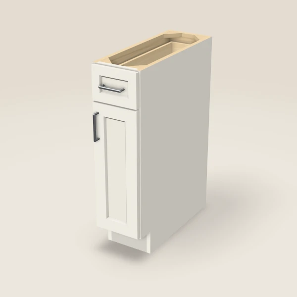 9" Base Cabinet — Champagne, 3D picture