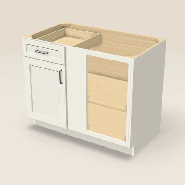 Base Blind Corner — fills 45–48" — Champagne, 3D picture