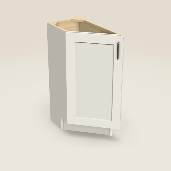 12" Base Transitional — Left — Champagne, 3D picture