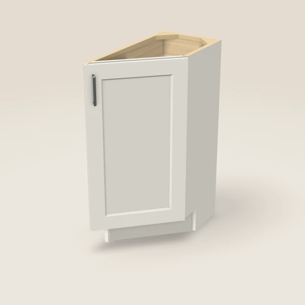 12" Base Transitional — Right — Champagne, 3D picture