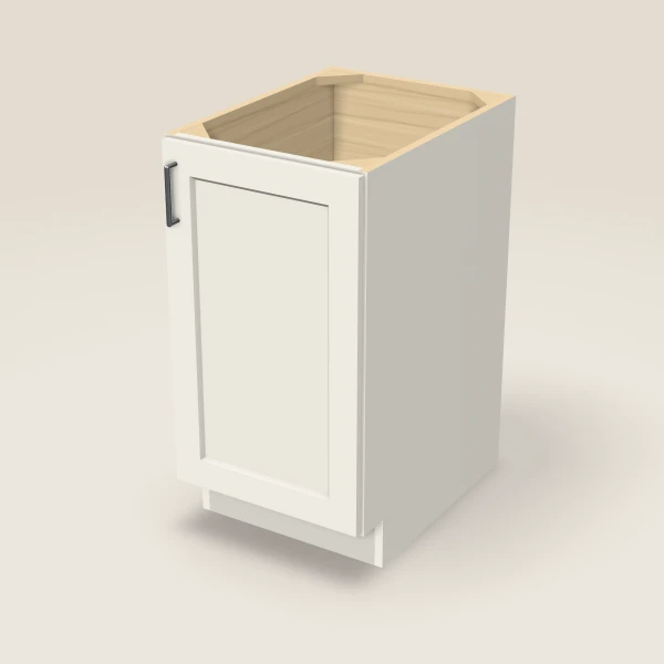 18" Full Height Base Cabinet — Champagne, 3D picture