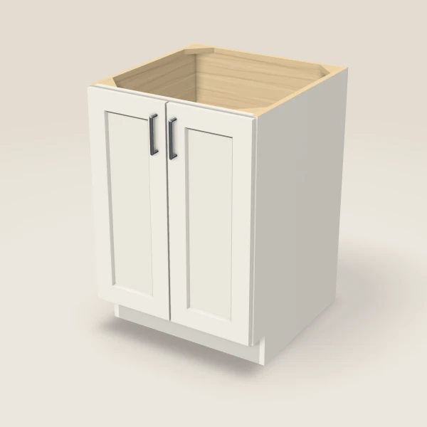 24" Full Height Base Cabinet — Double Door — Champagne, 3D picture