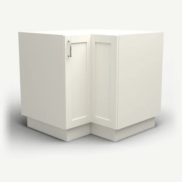 Easy Reach Corner Cabinet, Bi-Fold Door — 36" — Champagne, 3D picture