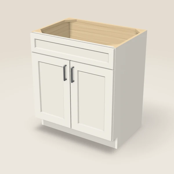 30" Vanity, Doors Only — Champagne, 3D picture