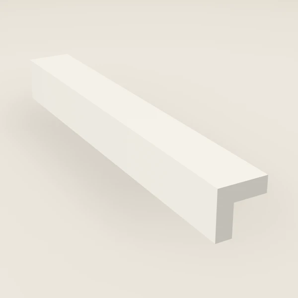 Outside Corner Molding — 8' — Champagne, 3D picture