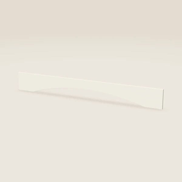 48" Arched Valance, Profile S — 6" High — Champagne, 3D picture