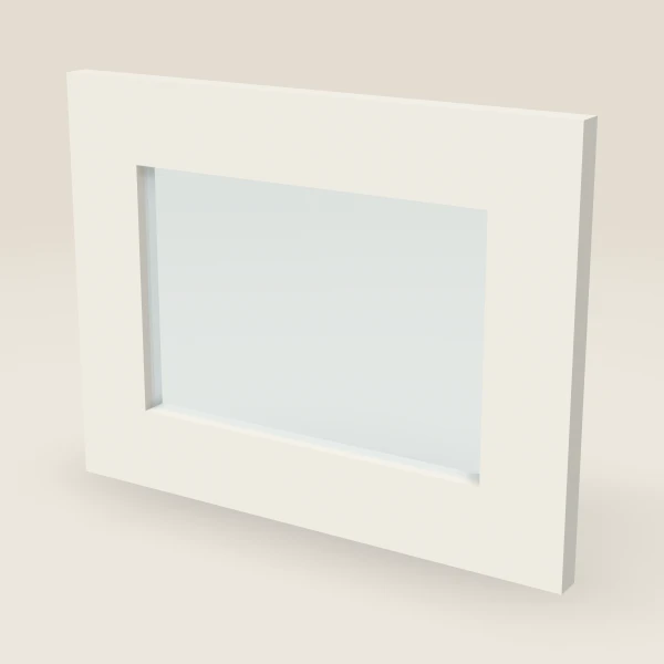 Puerta de vidrio para W1512 (14-11/16" × 11-5/16") — Champagne, imagen en 3D